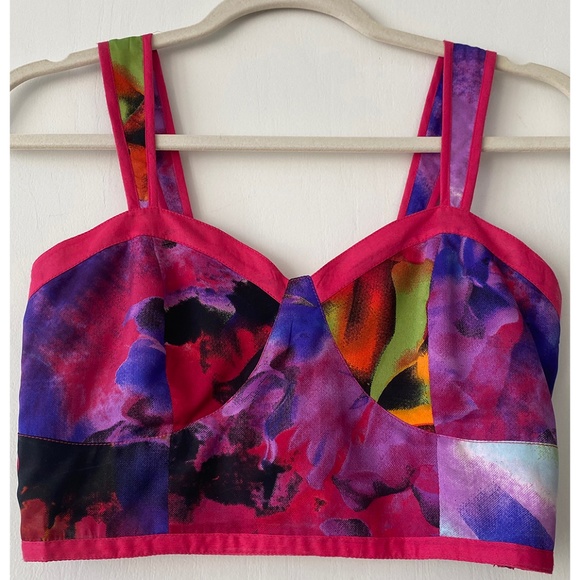 Bustier Crop Top - Multi - Picture 3 of 3